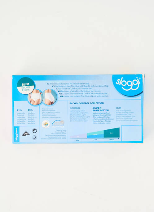 Culotte gainante blanc SLOGGI femme