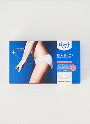 Culotte stretch blanc SLOGGI femme