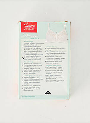 Soutien-gorge sans armature haut soutien-gorge emboitant blanc TRIUMPH femme