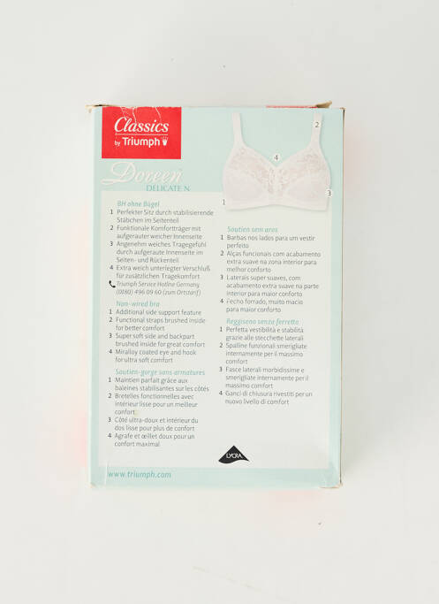 Soutien-gorge blanc TRIUMPH femme