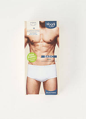 Slip elastique à la taille bleu SLOGGI homme
