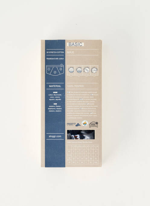 Slip bleu SLOGGI homme