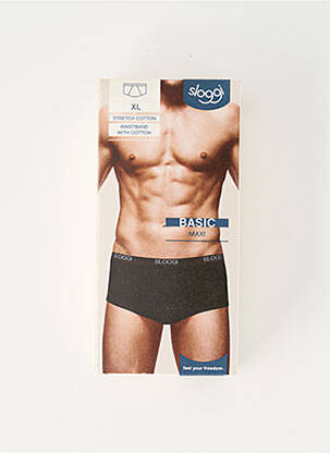 Boxer stretch noir SLOGGI homme