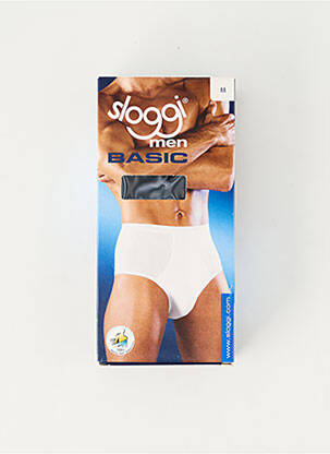 Slip stretch noir SLOGGI homme