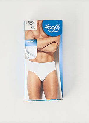 Slip elastique à la taille blanc SLOGGI homme