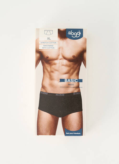 Boxer stretch noir SLOGGI homme