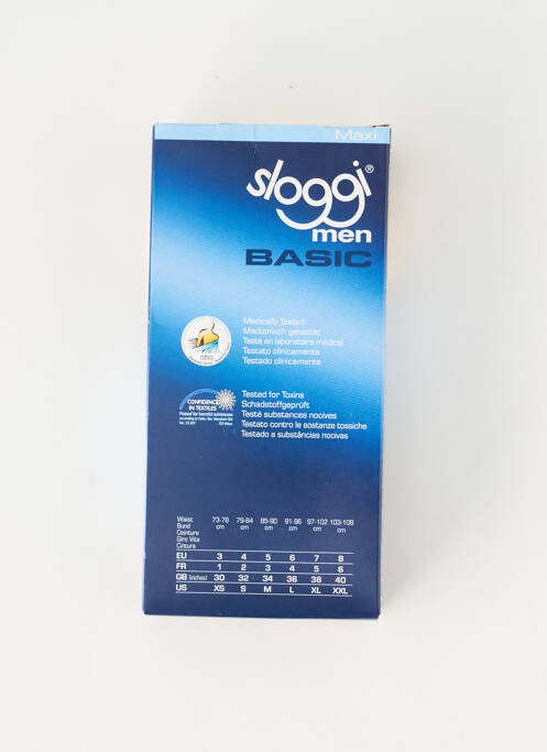 Slip noir SLOGGI homme