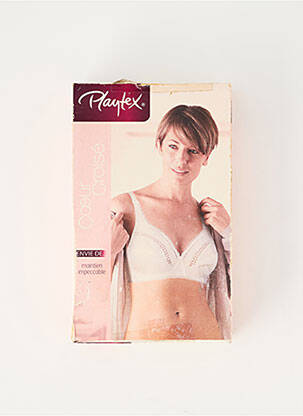 Soutien-gorge sans armature sans armature blanc PLAYTEX femme