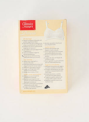 Soutien-gorge sans armature haut soutien-gorge emboitant blanc TRIUMPH femme