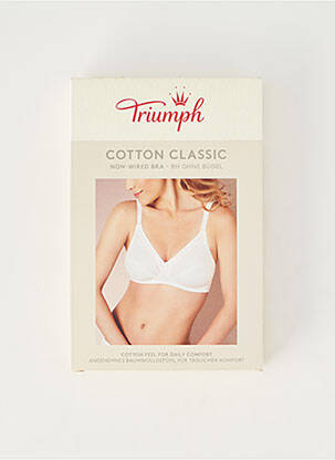 Soutien-gorge sans armature haut soutien-gorge emboitant blanc TRIUMPH femme
