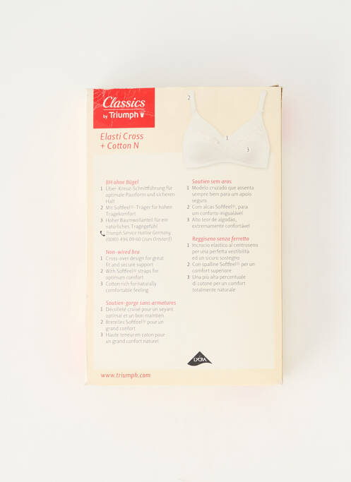 Soutien-gorge blanc TRIUMPH femme