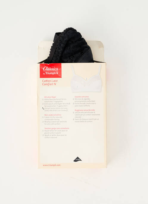 Soutien-gorge noir TRIUMPH femme