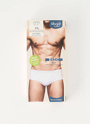 Boxer stretch gris SLOGGI homme