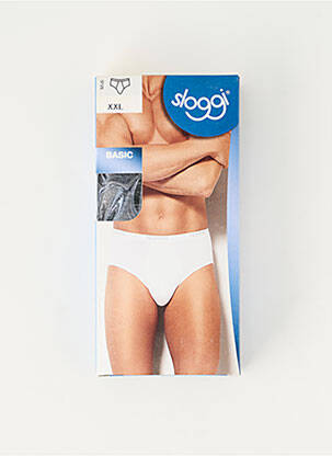 Slip stretch gris SLOGGI homme