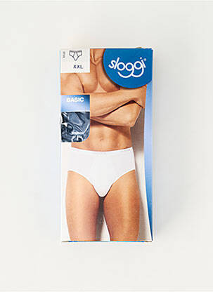 Slip stretch bleu SLOGGI homme