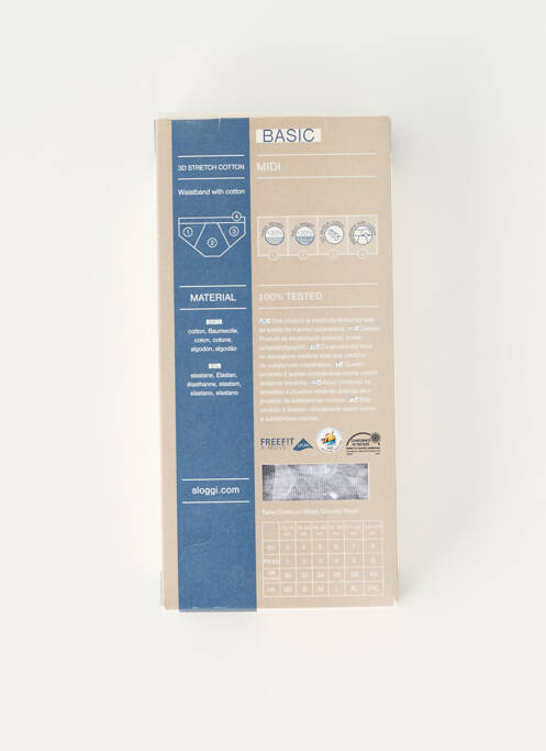 Boxer gris SLOGGI homme