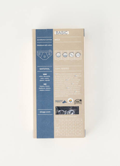 Boxer gris SLOGGI homme