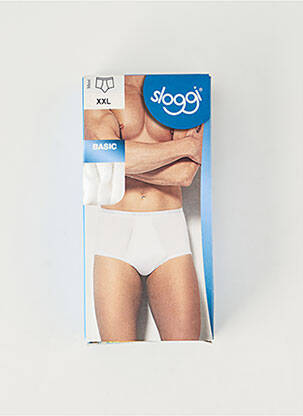 Boxer stretch blanc SLOGGI homme