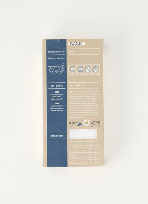 Boxer blanc SLOGGI homme