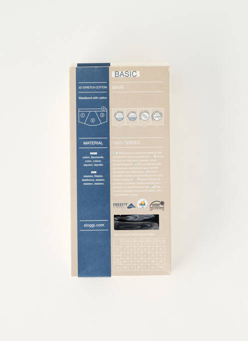 Boxer noir SLOGGI homme