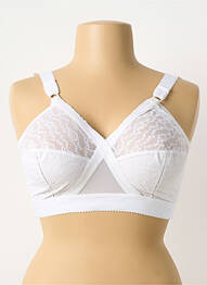 Soutien-gorge sans armature haut soutien-gorge emboitant blanc PLAYTEX femme