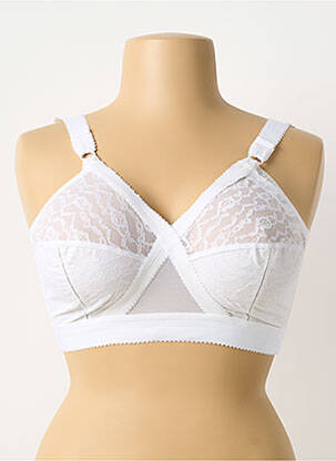 Soutien-gorge sans armature haut soutien-gorge emboitant blanc PLAYTEX femme