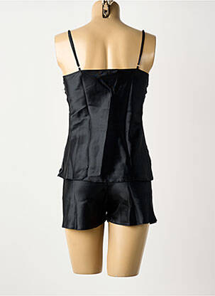 Pyjashort fines bretelles noir 20/20 femme