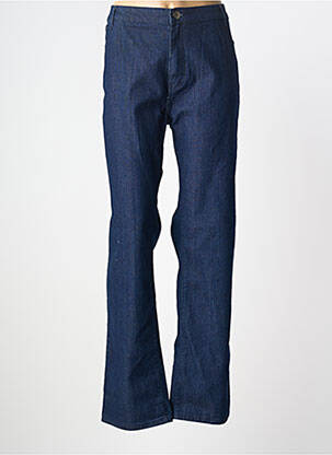 Jeans coupe droite stretch taille normale bleu VIDY'L femme