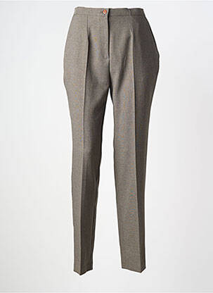 Pantalon slim taille normale taille normale marron 20/20 femme