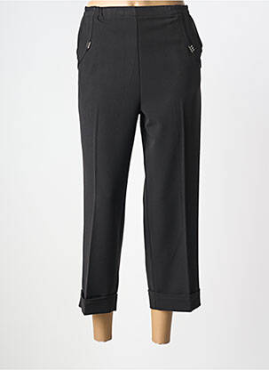 Pantalon 7/8 stretch taille normale noir 20/20 femme