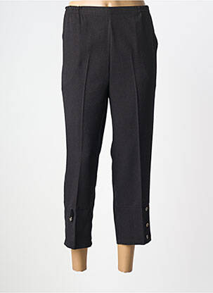 Pantalon 7/8 taille élastique taille normale noir 20/20 femme
