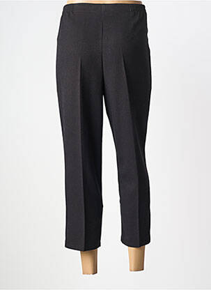 Pantalon 7/8 tissage popeline taille normale noir 20/20 femme
