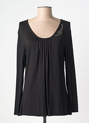 T-shirt manches longues manches longues noir 20/20 femme