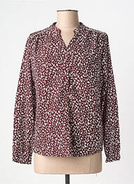 Blouse imprimé fantaisie manches longues violet SEASON femme