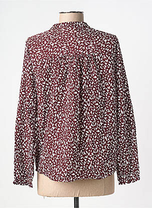 Blouse imprimé fantaisie manches longues violet SEASON femme