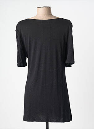 Tunique manches courtes coupe cintrée noir 20/20 femme
