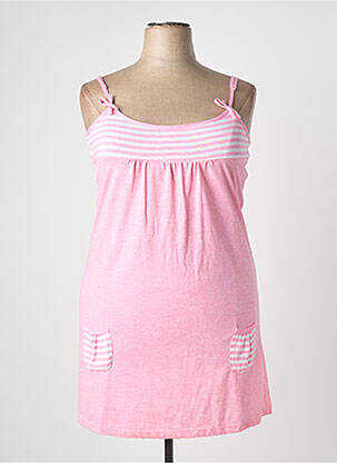 Top manches bretelles ajustables fines bretelles rose 20/20 femme