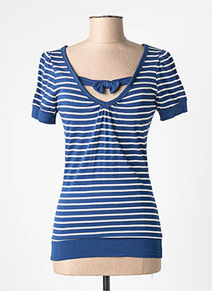 T-shirt bleu AS DE COEUR femme