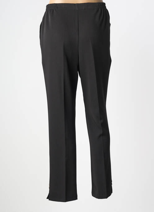 Pantalon droit tissage crêpe taille normale noir 20/20 femme