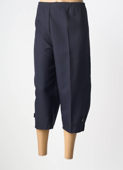 Pantacourt coupe droite taille normale bleu 20/20 femme