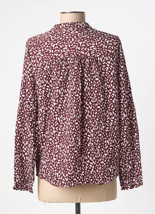 Blouse imprimé fantaisie manches longues violet SEASON femme