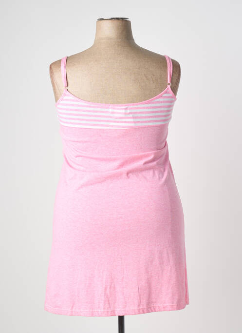 Top manches bretelles ajustables fines bretelles rose 20/20 femme