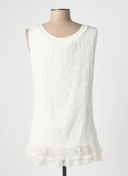 Top blanc PLURIELLES femme