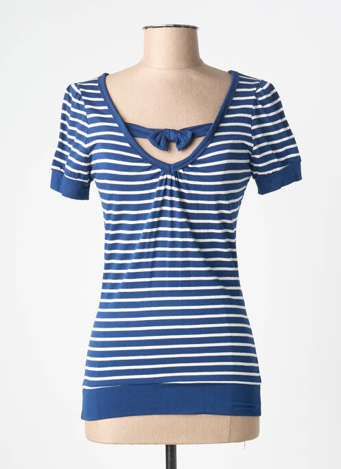 T-shirt bleu AS DE COEUR femme