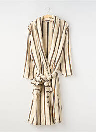 Peignoir poches beige BONSOIRS. femme