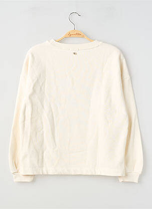 Sweat-shirt stretch manches longues beige ONE STEP femme
