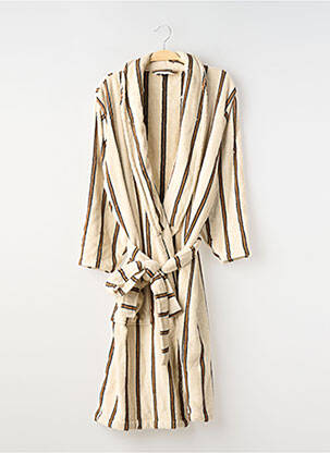 Peignoir manches longues beige BONSOIRS. femme