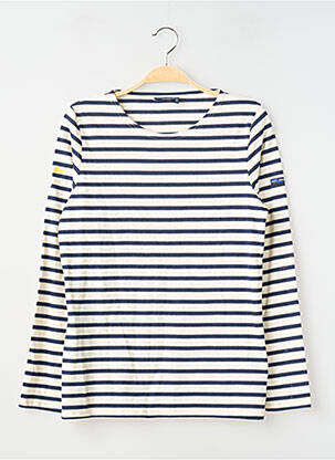 T-shirt coupe droite manches longues beige SAINT JAMES femme