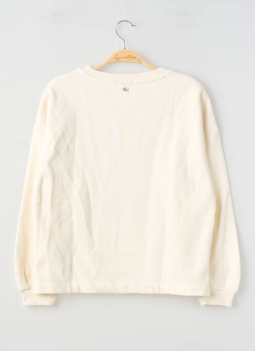 Sweat-shirt stretch manches longues beige ONE STEP femme