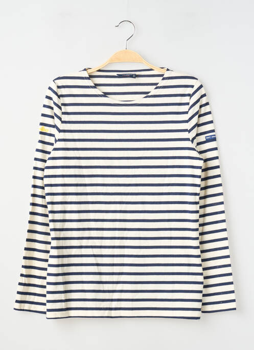 T-shirt coupe droite manches longues beige SAINT JAMES femme